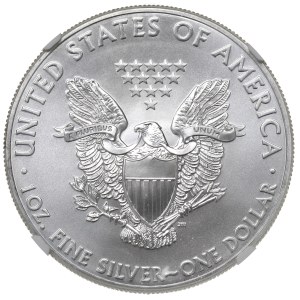 USA, Dollar 2015 W - Silberunze NGC MS69