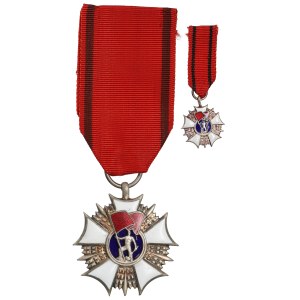 People's Republic of Poland, Order of the Banner of Labor of the People's Republic of Poland Second Class with miniature.
