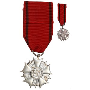 People's Republic of Poland, Order of the Banner of Labor of the People's Republic of Poland Second Class with miniature.