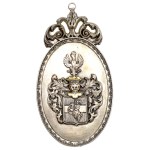 Poland, Kartusz, Placard with Eagle and Pogonia