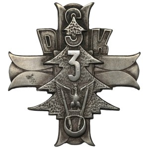 PSZnZ, 3rd Carpathian Rifle Division badge - alpaca