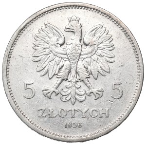 II RP, 5 złotych 1930 Sztandar