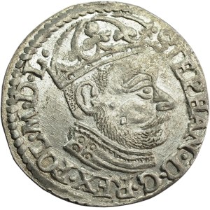 Stefan Batory, Trojak 1582, Olkusz - beautiful