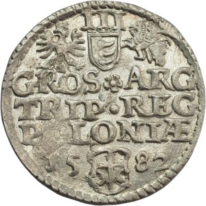 Stefan Batory, Trojak 1582, Olkusz - beautiful