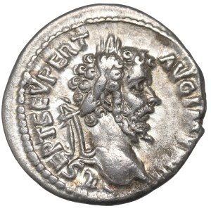 Römisches Reich, Septimius Severus, Denarius - PROVIDENTIA AVG