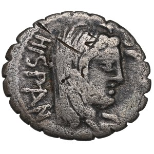Rímska republika, A. Postumus Albinus (81 pred n. l.), Denarius serratus