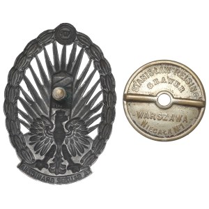 II RP, Border Protection Corps Badge for Faithful Service - Reising