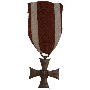 II RP, Tapferkeitskreuz 1920 - kleiner Knedler nummeriert