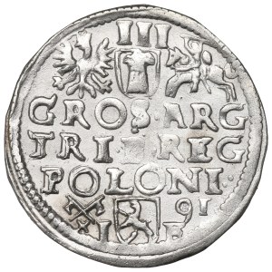 Sigismund III, 3 groschen 1591, Posen