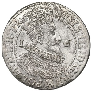 Sigismund III, 18 groschen 1624, Danzig - date overstriked