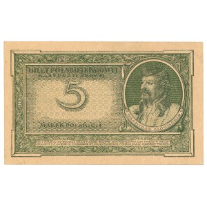 II RP, 5 marek polskich 1919 J