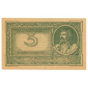 II RP, 5 marques polonaises 1919 IL