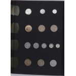 People's Republic of Poland, Collection of coins 1949 - 1972 in a dedicated clasper