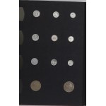 People's Republic of Poland, Collection of coins 1949 - 1972 in a dedicated clasper