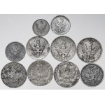 Set of pass coins - mainly of the Second Republic