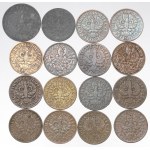 Set of pass coins - mainly of the Second Republic