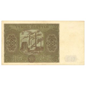 People's Republic of Poland, 1000 gold 1947 G