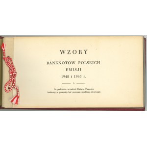 People's Republic of Poland, Specimens of Polish banknotes issued 1948 and 1965 - Original full set