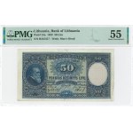 Lithuania, 50 lithium 1928 PMG 55