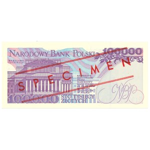 Third Republic, 100,000 zloty 1993 A - MODEL No. 0230