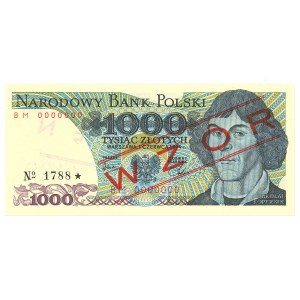 PRL, 1000 złotych 1979 BM - WZÓR No. 1788