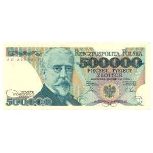 Třetí republika, 500 000 PLN 1990 AC