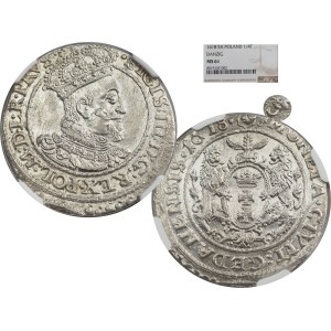 Sigismund III Vasa, Ort 1618, Gdańsk, MAPLE leaf - NGC MS61