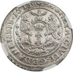 Sigismund III Vasa, Ort 1618, Gdańsk, MAPLE leaf - NGC MS61