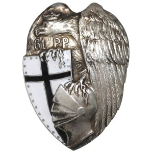 II RP, Officer's badge of the 61st Regiment of Wielkopolska Infantry, Bydgoszcz - Gontarczyk