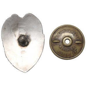 II RP, Officer's badge of the 61st Regiment of Wielkopolska Infantry, Bydgoszcz - Gontarczyk