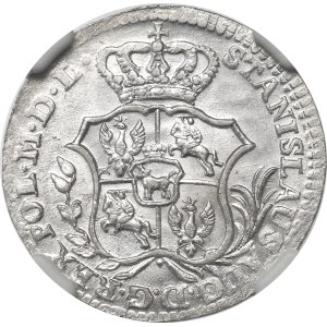 Stanislaus Augustus, 2 groschen 1766 - NGC MS64