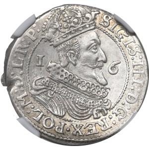 Sigismund III, 18 groschen 1625, Danzig - NGC MS61