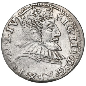 Sigismund III. Vasa, Trojak 1593, Riga - unbeschrieben