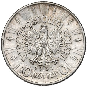 Seconda Repubblica, 10 zloty 1934 Piłsudski