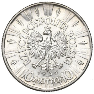 II Republic of Poland, 10 zloty 1938 Pilsudski