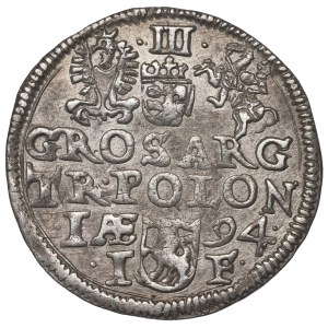Zygmunt III Waza, Trojak 1594, Olkusz - nieopisany