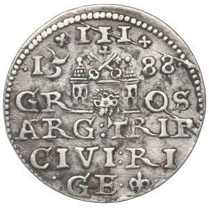 Žigmund III Vasa, Trojka 1588, Riga