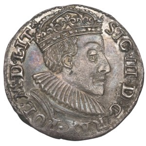 Žigmund III Vasa, Trojak 1589, Olkusz - KRÁSNY