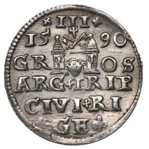 Žigmund III Vasa, Trojka 1590, Riga - nepopísané