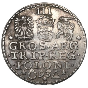 Sigismond III Vasa, Trojak 1593, Malbork