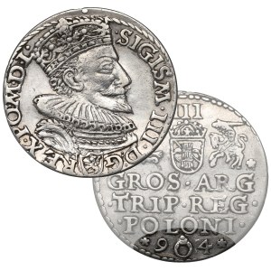 Sigismund III, 3 groschen 1594, Marienburg