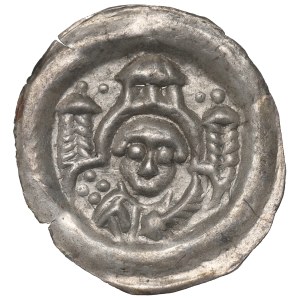 Leszek der Weiße (1202-27), Brakteat Kraków - St. Stephan unter der Arkade