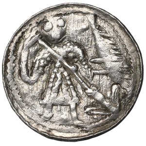 Boleslaus III, Denarius, Fight with a dragon