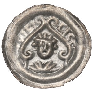 Leszek Biely (1202-27), Brakteat, Krakov, požehnanie - KRÁSNY