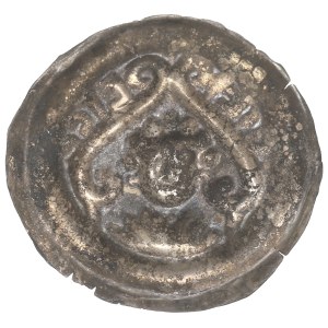 Leszek Biely (1202-27), Brakteat, Krakov, požehnanie - KRÁSNY