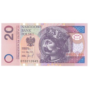 Third Republic, 20 zloty 1994 DY - a very rare series