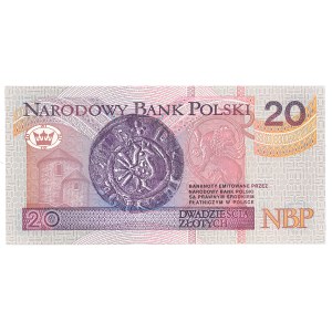 Third Republic, 20 zloty 1994 DY - a very rare series