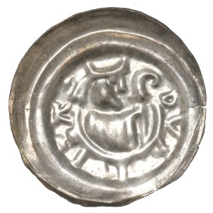 Leszek the White (1202-27), bracteate, Kraków, DVX AZIMIR - rare