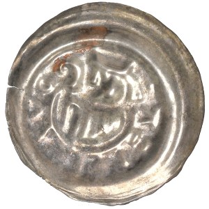 Leszek the White (1202-27), bracteate, Kraków, DVX AZIMIR - rare