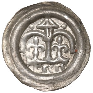 Leszek the White (1202-27), bracteate, Kraków, BRACHA - RARE